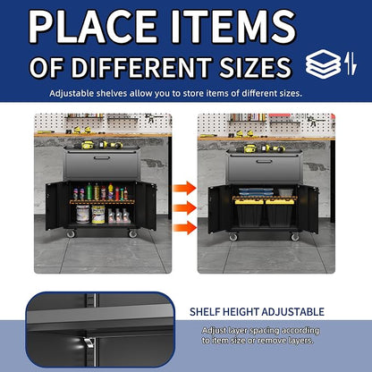 Metal Garage Storage Cabinet - Image 6