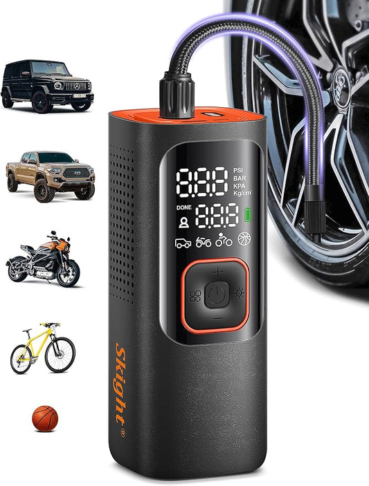 Tire Inflator Portable Air Compressor by Skight