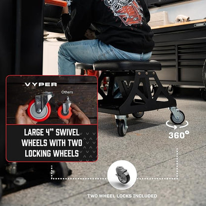 Vyper Low Pro Garage Stool - Image 5