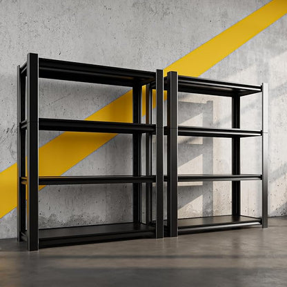 60" H x 40" W x 20" D 4-Tier Heavy Duty Garage Shelving Unit, 2000 LBS Capacity by Nexvrtau