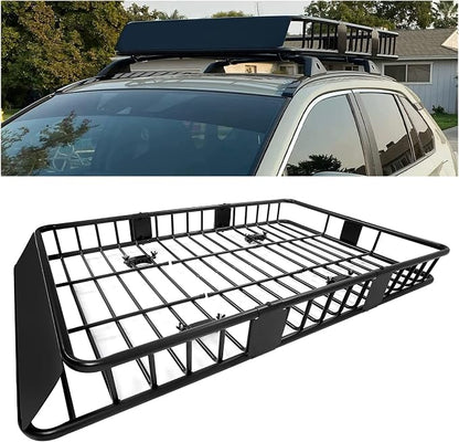 ECOTRIC 67" x 39" x 5.1'' Universal Roof Rack Cargo Carrier Basket by ECOTRIC