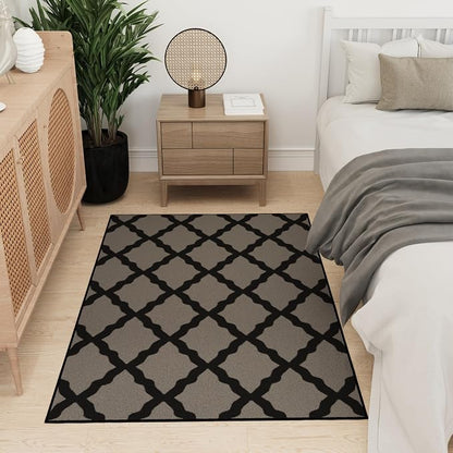 Ottomanson 3'3" x 5' Rugs for Living Room Trellis Area Rug for Bedroom - Image 10