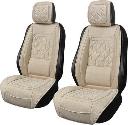 BABYBLU Linen Car Seat Cover for Cars - Image 7