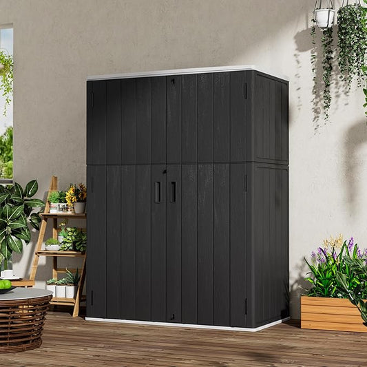 Vertical Outdoor Storage Cabinets, Plastic Sheds&Outdoor Storage by Mrosaa