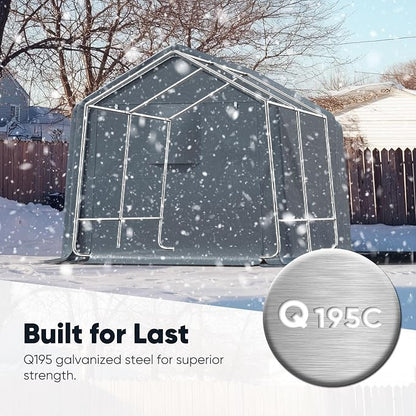 Quictent Heavy Duty 8x10FT Carport Shelter - Image 2