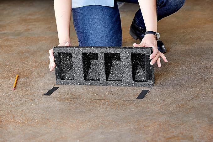 Rubberific Heavy Duty Rubber Parking Stop Durable Easy to Install Reflective - Image 8