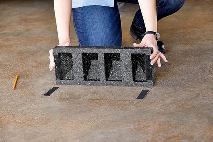 Rubberific Heavy Duty Rubber Parking Stop Durable Easy to Install Reflective - Image 8
