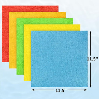 HOMERHYME Microfiber Towels for Cars, 24 Pack Microfiber Cleaning Cloths - Image 9