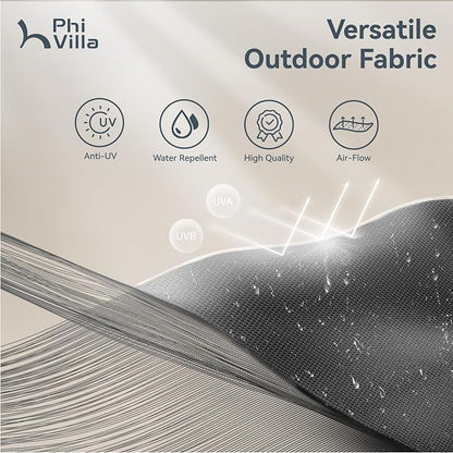 PHI VILLA 15ft Large Patio Umbrellas - Image 6