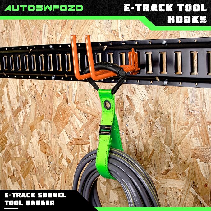 4-Pack E-Track Heavy Duty Shovel/Tool Hanger, E Track Hooks - Image 6