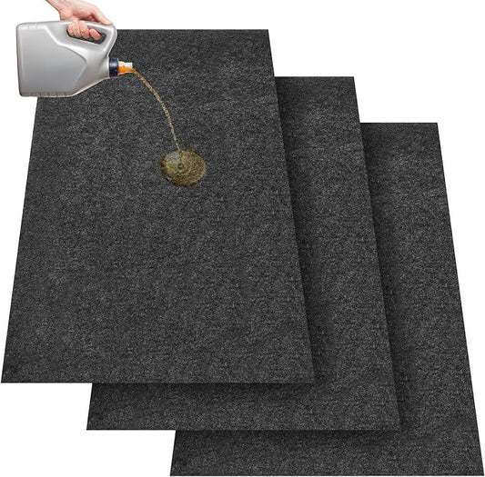 3 Pcs 36 x 60 Inch Oil Spill Mat by Datanly