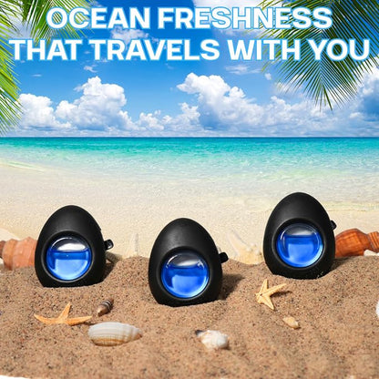 Air Jungles Car Air Freshener Vent Clip 3 Count, Ocean Scent, 4 ml Each - Image 7