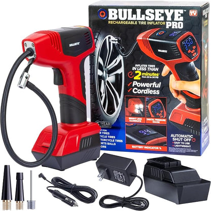 Bullseye Pro Automatic Digital Tire Inflator 150 PSI Max w/Gauge Display Screen by EMSON
