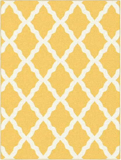 Ottomanson 5' x 6'6" Rugs for Living Room Trellis Area Rug for Bedroom - Image 6