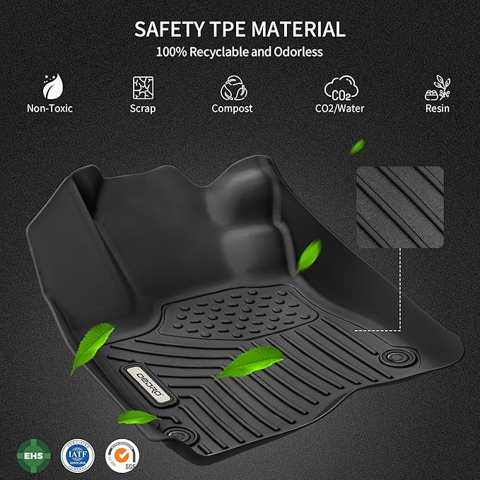 OEDRO Floor Mats Fit for 2018-2024 GMC Terrain & 2018-2024 Chevy Equinox - Image 3