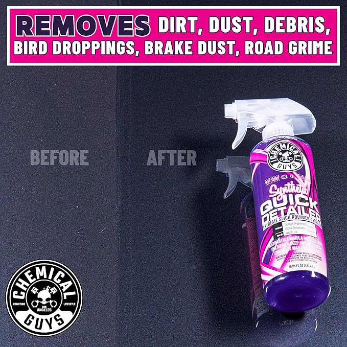 Chemical Guys WAC211 Synthetic Quick Detailer, Extreme Slick Polymer Detailer - Image 5