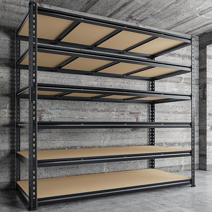 83.8" H Garage Shelving 59.8" W Metal Shelving 3000LBS Storage Shelves Heavy - Image 9
