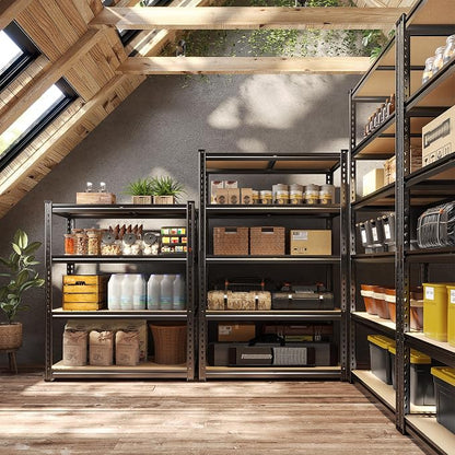 63" H Garage Shelving 31.5" W Storage Shelves Adjustable 2000LBS Metal Shelving - Image 5