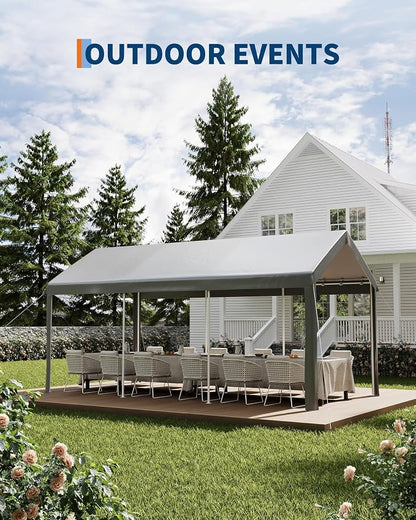 10x20ft Metal Carport Garage - Image 7