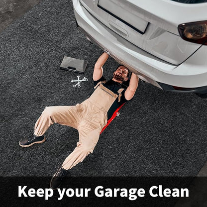 MABOZOO Garage Floor Mat 8.8 x22 Ft, Extra Large Garage Carpet Rug, Reusable - Image 4