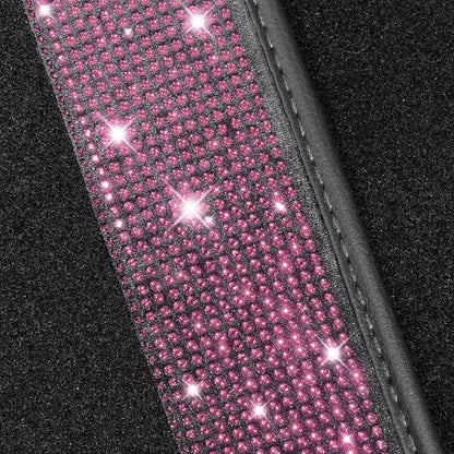 NBTEPEM Pink Bling Car Floor Mats Full Set, Universal Fit Most Cars - Image 6