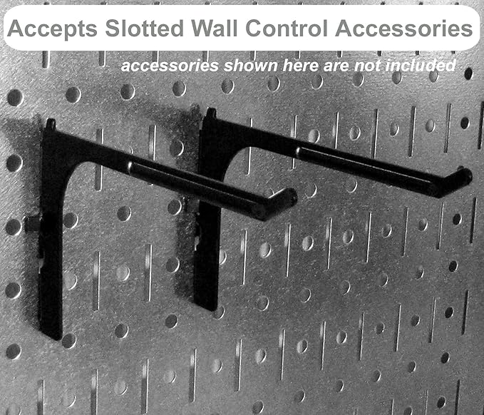 Wall Control 30-WRK-400RB Standard Workbench Metal Pegboard Tool Organizer - Image 4