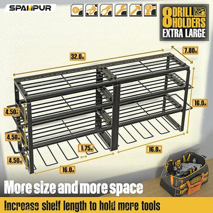 Power Tool Organizer, 15 Min Quick Assembly & Max 420lbs load by Heavy Duty - Image 6