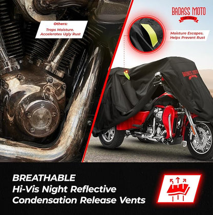 Badass Moto Fits Harley Davidson Trike Cover - Image 5