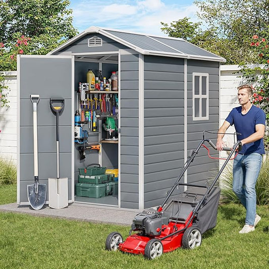 Gizoon 6x4 FT Outdoor Storage Shed by Gizoon