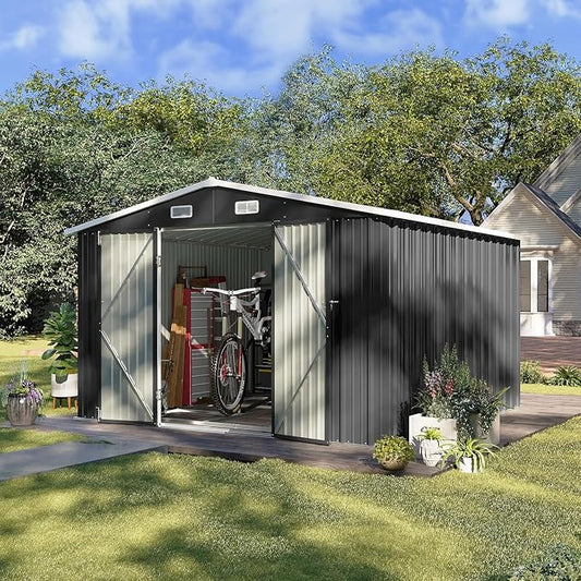 10x10 FT Shed Outdoor Storage Shed by Aoxun