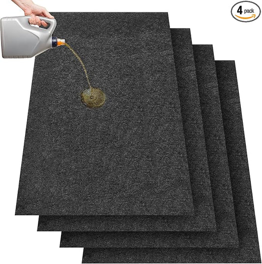 4 Pcs 36 x 60 Inch Oil Spill Mat by Datanly