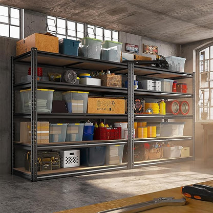 REIBII 2500LBS Garage Shelving Heavy Duty 72''H Storage Shelves 40" W Heavy - Image 2