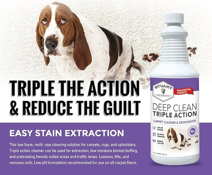 Professional Strength Deep Clean 3X Carpet Cleaner Solution & Deodorizer - Image 4