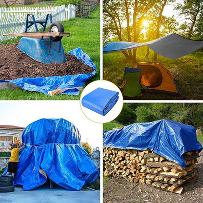 Tarp 20x30 Feet 14 Mil Heavy Duty Waterproof Tarp, Large Multipurpose Cover - Image 7