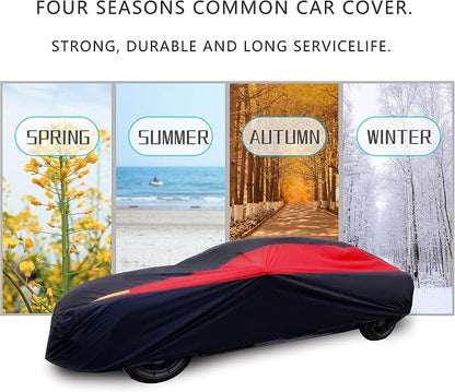 MORNYRAY Car Cover Waterproof All Weather Windproof Snowproof UV Protection - Image 6