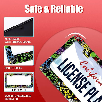Game License Plate Frame Gamepad License Plate Holder - Image 4