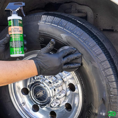 3D Ultra Protectant Tire Shine Spray – Water-Based High Gloss Tire Dressing | - Image 4