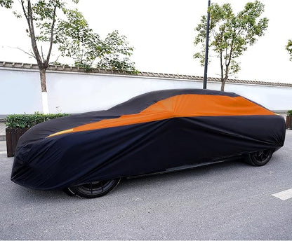MORNYRAY Waterproof Car Cover All Weather Snowproof UV Protection Windproof - Image 8