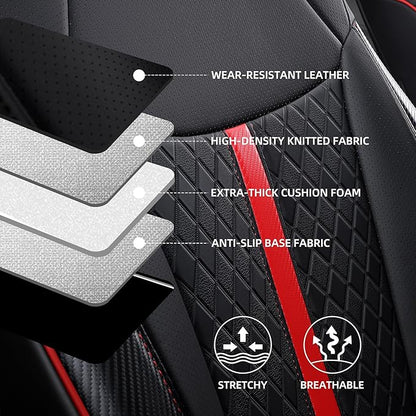 Custom Fit Sienna Seat Covers for Toyota Sienna LE, XLE 2021-2025 3-Row - Image 7