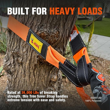 ATR Tree Saver Strap 3.5" x 8ft – 36, 000 lbs Break Strength, Heavy Duty Tow - Image 7