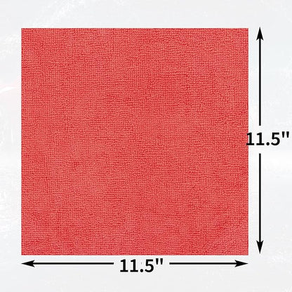 HOMERHYME Shop Towels Rags, 100 Pack Microfiber Cleaning Cloth Bulk Absorbent - Image 8