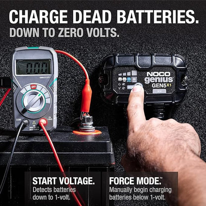 NOCO Genius GEN5X1: 1-Bank, 5A Onboard Battery Charger - Image 5