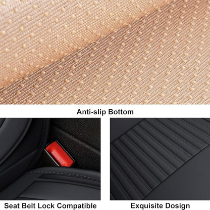 LINGVIDO Car Seat Covers, Breathable and Waterproof Faux Leather Automotive - Image 6