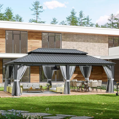 Aoxun 14' X 24' Hardtop Gazebo by Aoxun