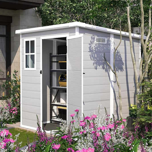 MyVoice 6x6 FT Outdoor Resin Storage Shed by MyVoice