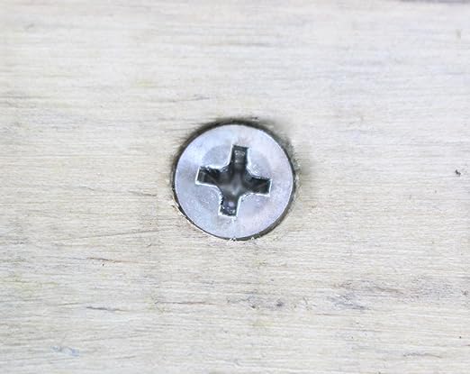 Bolt Dropper #4 x 1-1/4" Stainless Steel Flat Head Phillips Wood Screw - Image 7