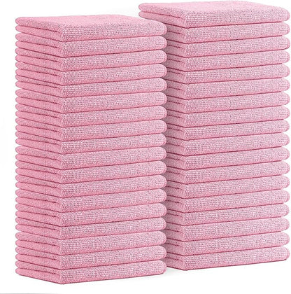 Avalon Towels Microfiber Cleaning Cloths Size 16" x 16", Highly Absorbent by AvalonTowels