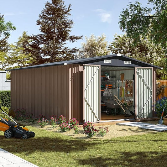 Aoxun 10 x 12FT Outdoor Storage Shed by Aoxun