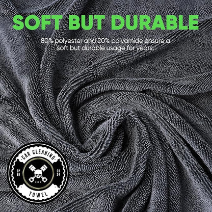 KKV 2-Pack Microfiber Towels Extra Large Ultra Absorbent Drying Towel - Image 5