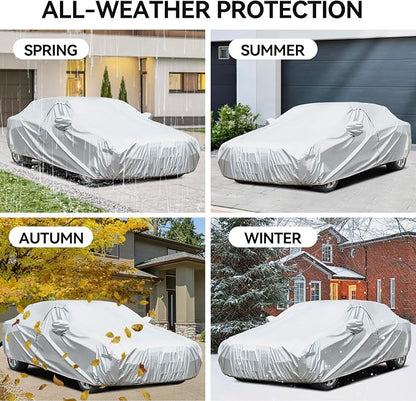 Car Cover Compatible with Dodge Charger 2006-2024/Honda Accord 2001-2024 - Image 3